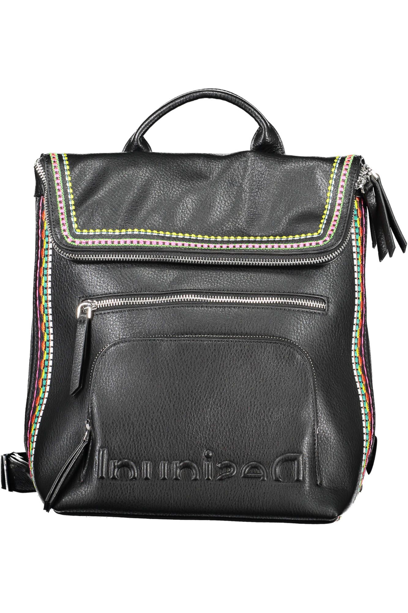 

Черный полиуретановый женский рюкзак Desigual