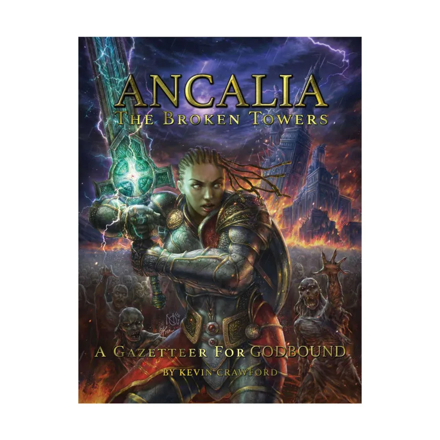 

Godbound - Ancalia Broken Towers, Roleplaying Games (Sine Nomine), мягкая обложка