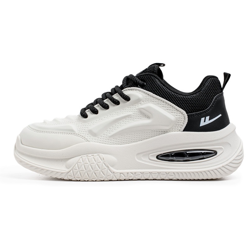 

Мужские кроссовки Low top Chunky с увеличенной высотой покрытия, устойчивые к истиранию, легкие и нескользящие WARRIOR, белый черный