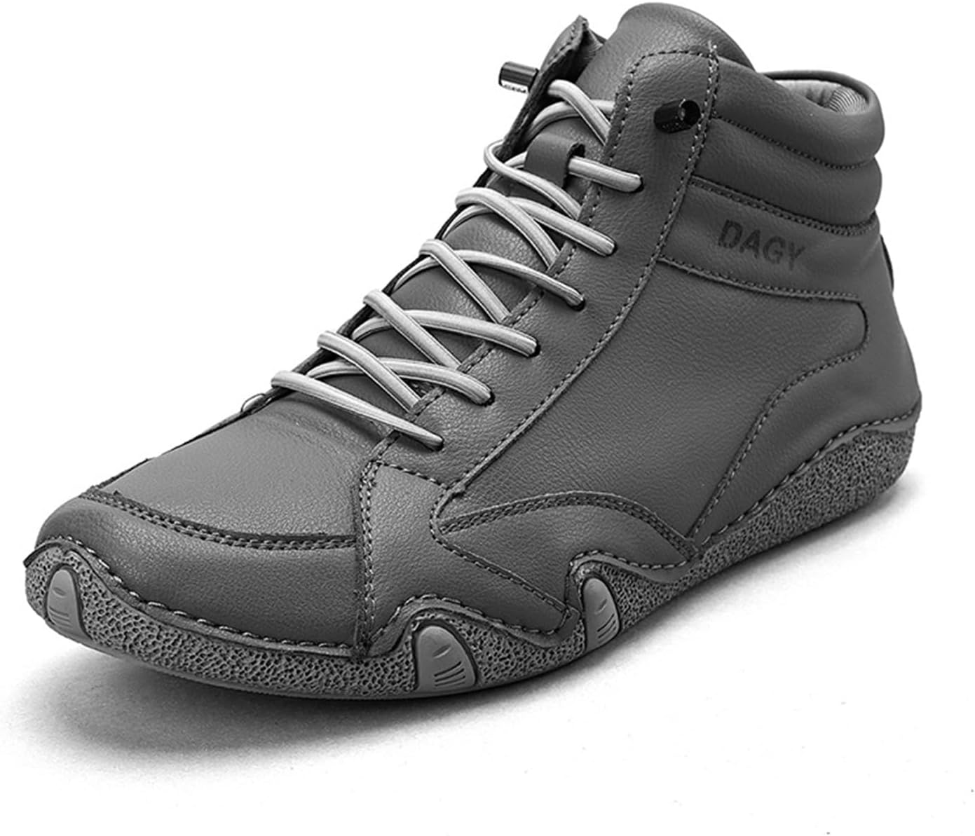 

Мужские водонепроницаемые легкие обувь для походов, кемпинга и вождения, высокие ботинки Чукка на весь сезон, противоскользящие, дышащие, итальянские ручной работы, треккинговые ботинки до щиколотки Generic, серый