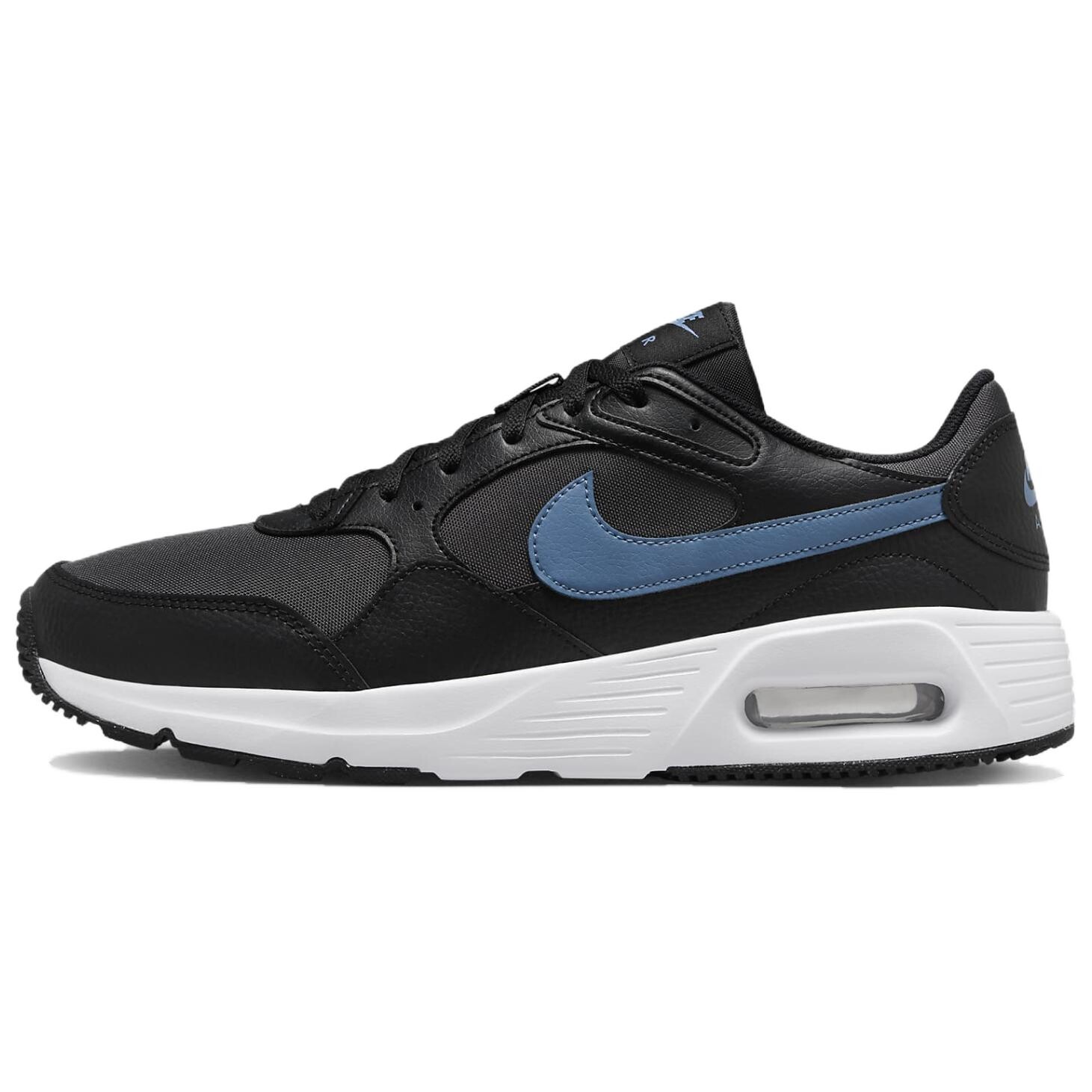 

Кроссовки Nike Air Max SC Lifestyle Shoes Men Low-top Black/Blue, черный/синий