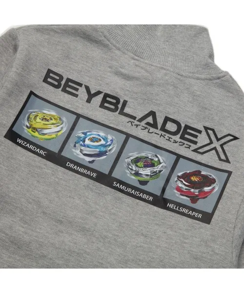 Толстовка с длинными рукавами и половинной молнией BEYBLADE X — фото 2