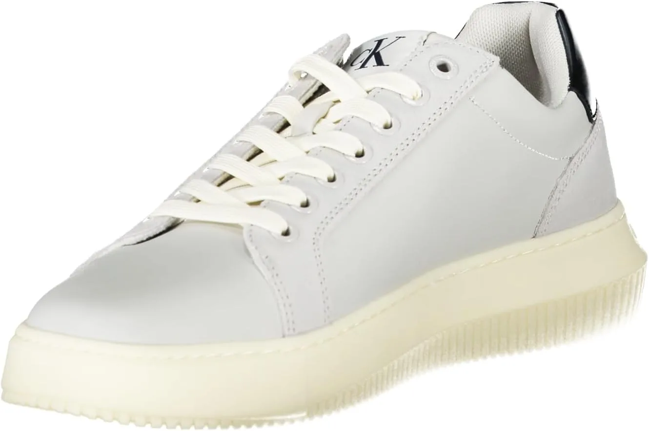 Кроссовки Calvin Klein Herren Cupsole Chunky Authentic Schuhe, белый/синий/серый — фото 3