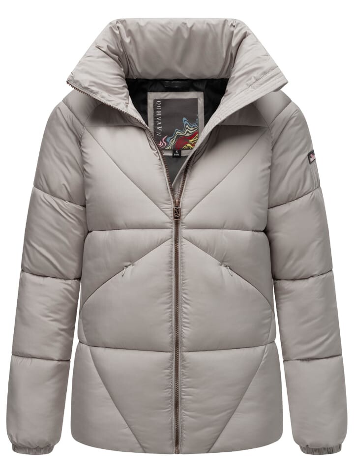

Пуховик Navahoo Schokolinaa 14, цвет light grey