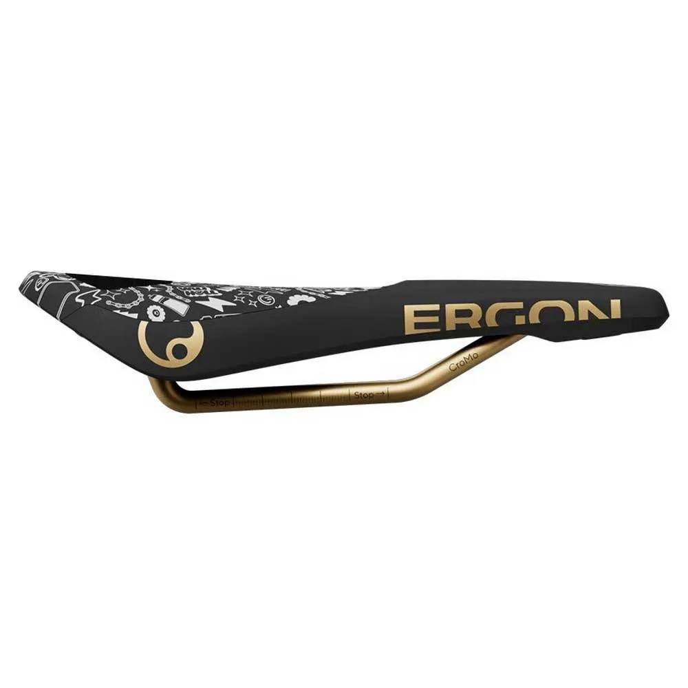 

Седло Ergon SM Downhill Comp Vali Holl Edition, серебряный