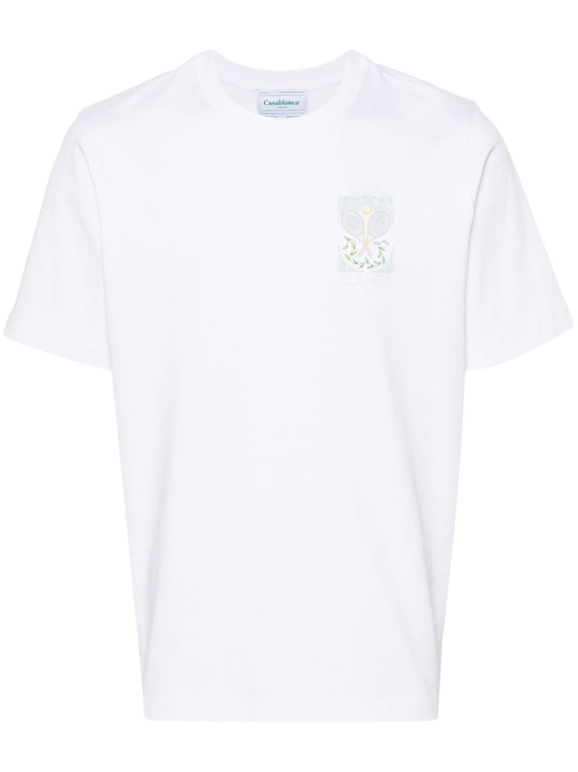 

Casablanca футболка Tennis Pastelle, белый