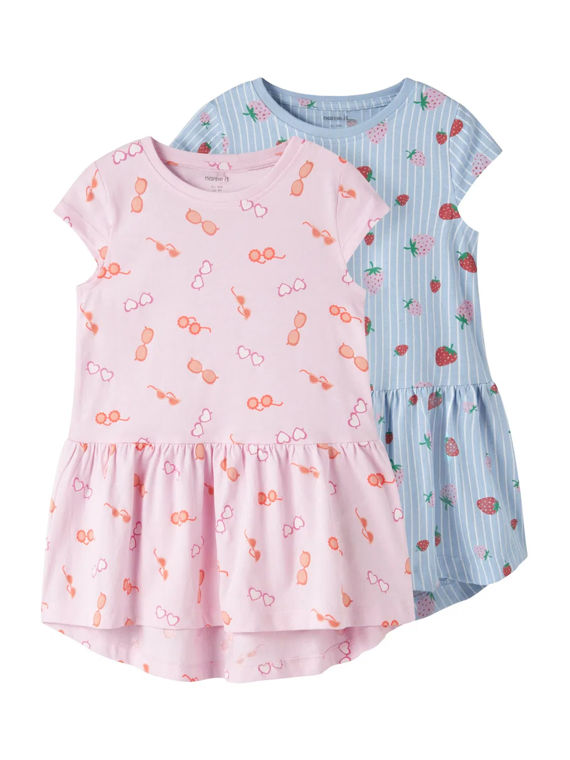 Платье 'NMFVIGGA' Name It, Light Blue/Rose
