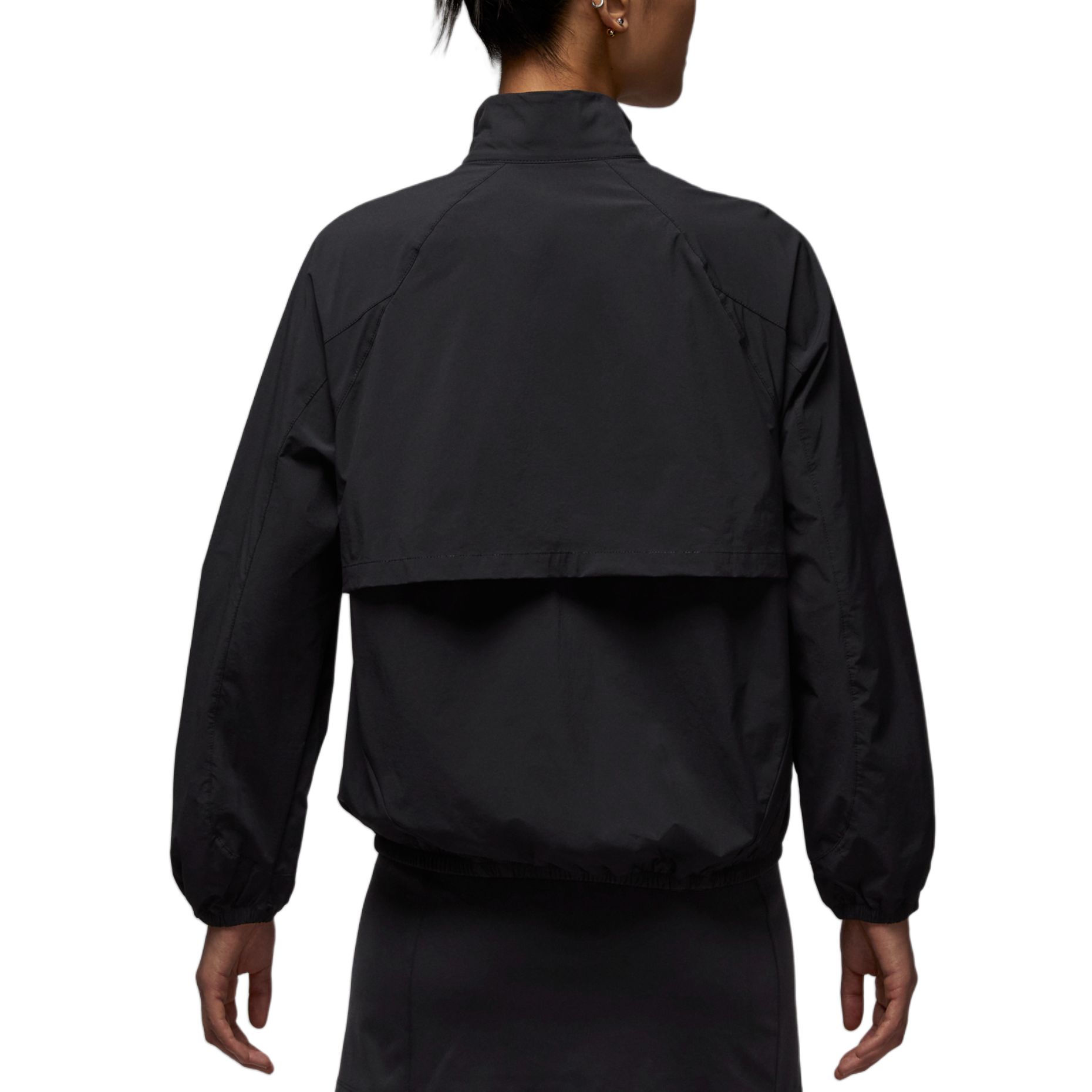 Jordan Женская спортивная куртка с технологией Dri FIT, Black/Black Shadow Gray — фото 2