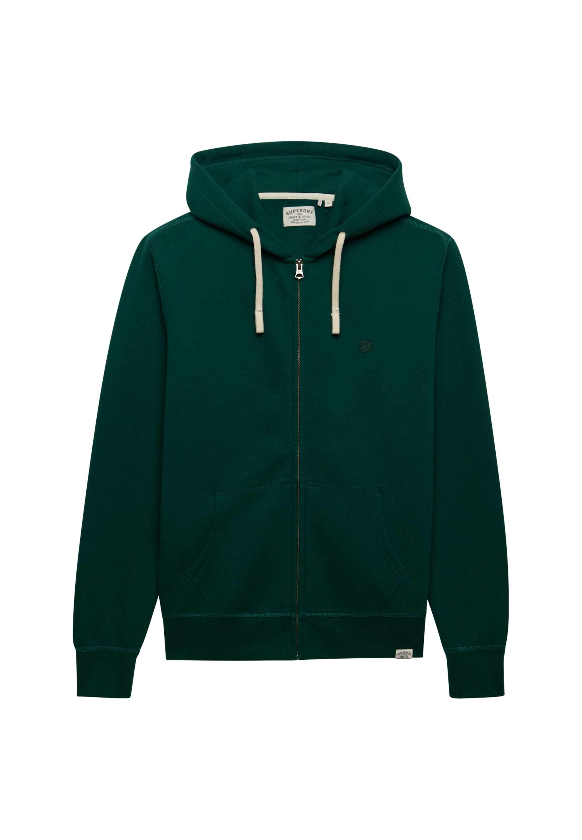 

Superdry & Co Толстовка с молнией в темно-зеленом цвете