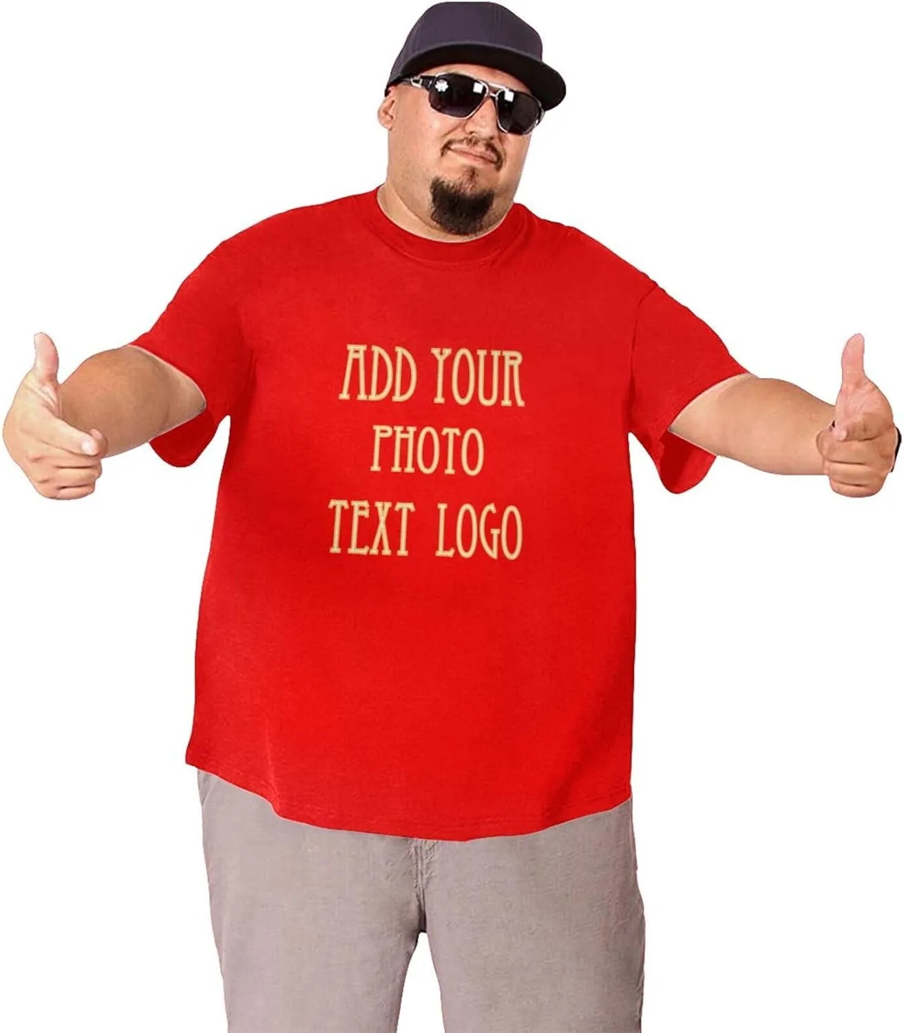 Футболка Custom Big and Tall для мужчин — фото 3