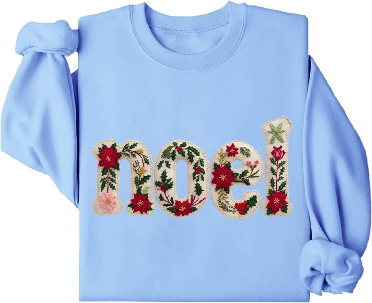 

Свитшот с принтом Floral Noel, длинный рукав Niaday