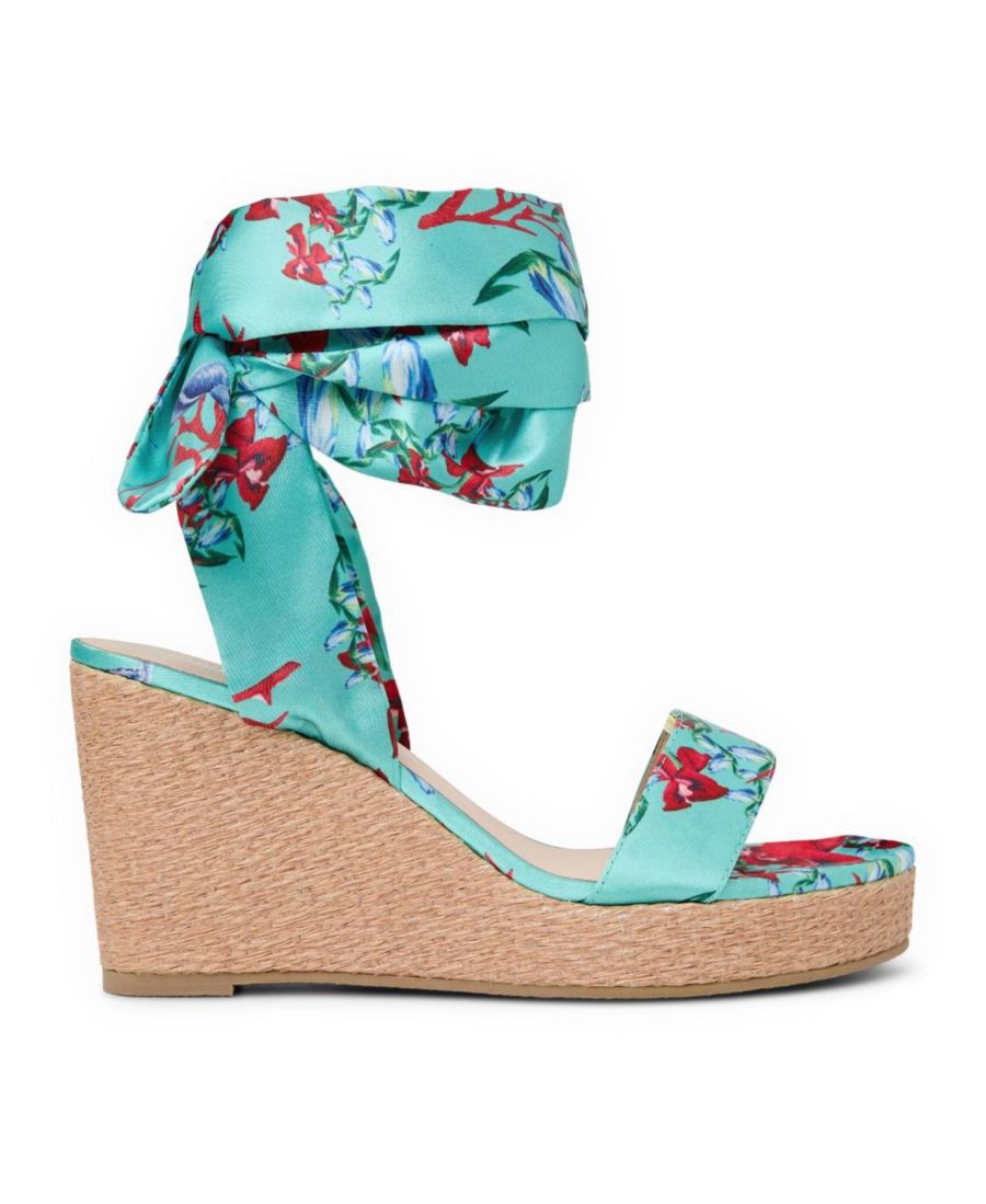 

Клиновидный шарф Deirdre - Ткань Jack Rogers, Aquamarine multi