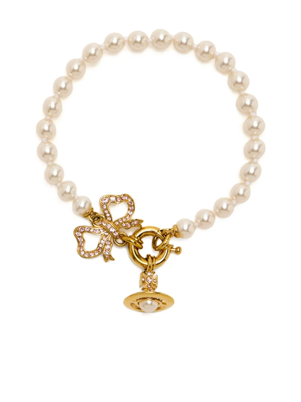 

Браслет Sheryl Pearl Vivienne Westwood, золотой