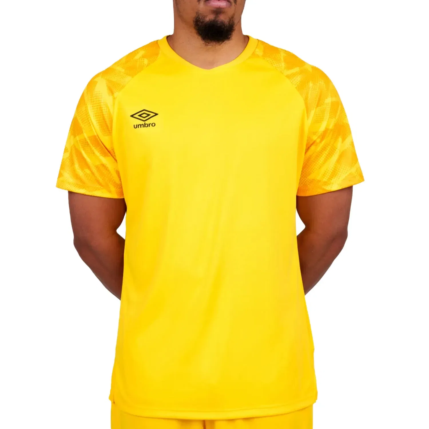 Футболка детская с принтом Umbro, желтый