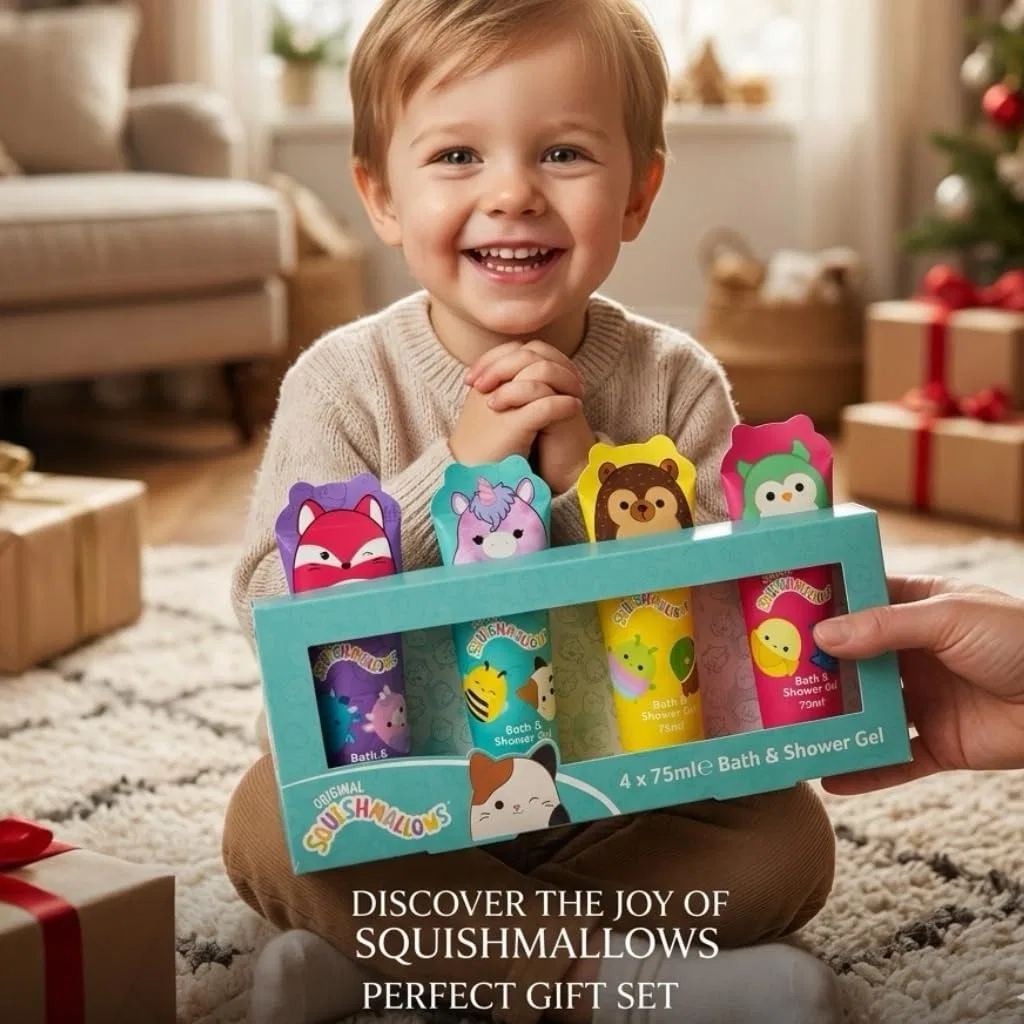Набор гелей для душа и ванны «Fun Characters» от Squishmallows Corsair Toiletries — фото 3