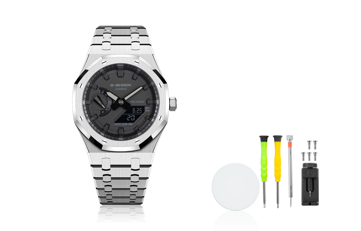 

Мужские часы CASIO Liquid Crystal/Analog Dual Display Series черные