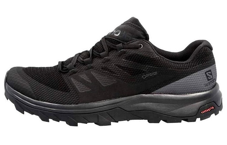 

Кроссовки Gore-Tex Hiking унисекс с низким верхом, черные Salomon