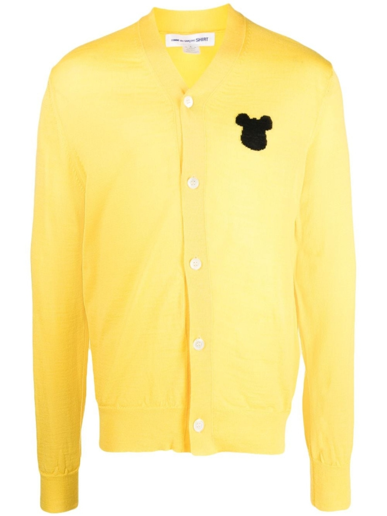 

Comme Des Garçons Shirt кардиган с логотипом из коллаборации с Disney, желтый