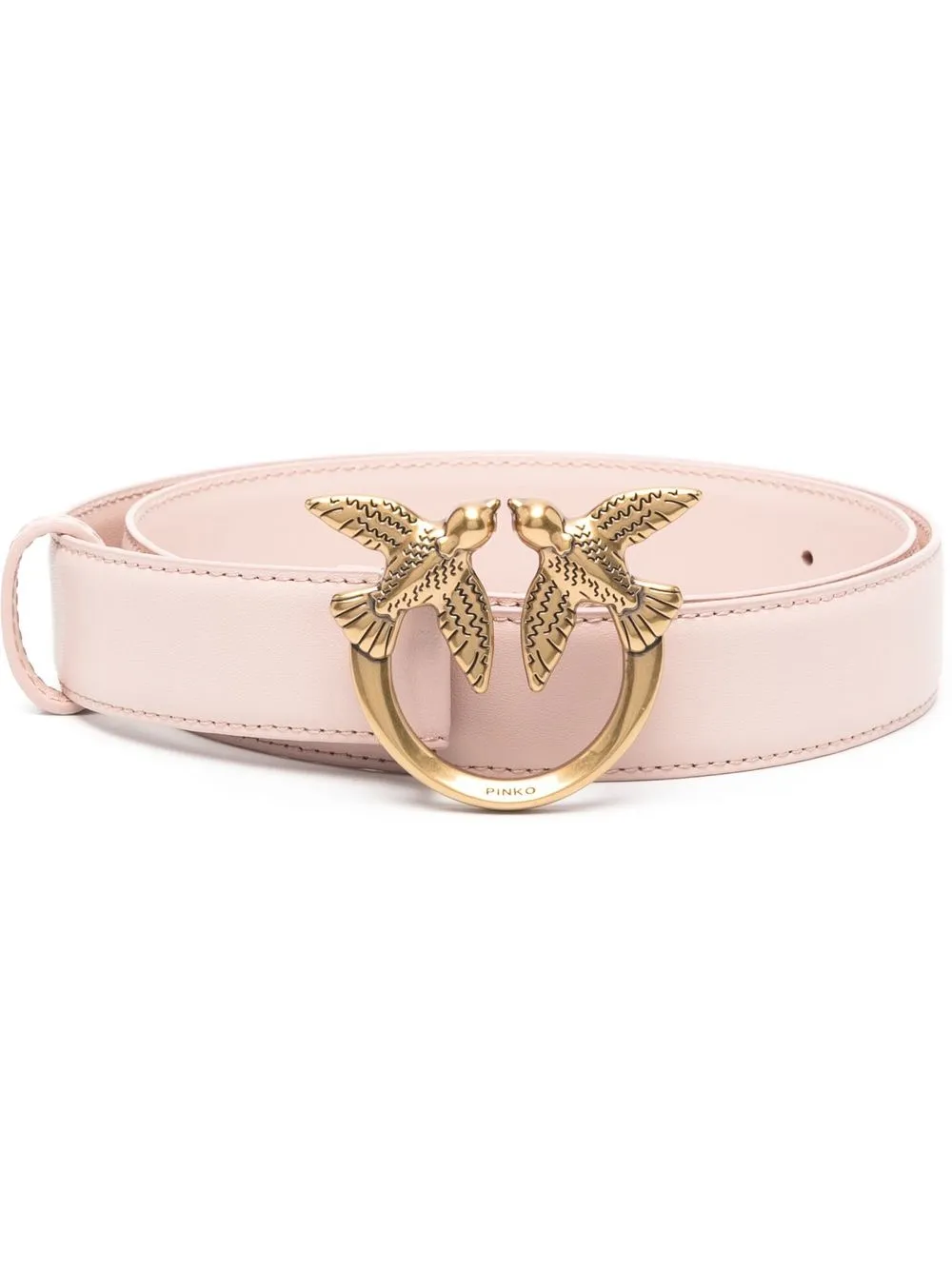 

Ремень с пряжкой PINKO, розовый