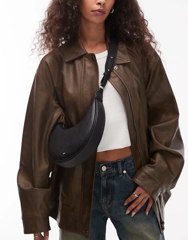 

Сумка-седло JW PEI Carly черного цвета