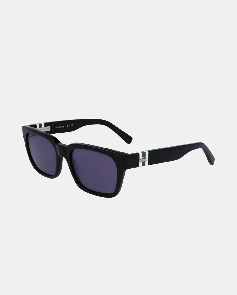 

Модель солнцезащитных очков L6007S прямоугольной формы из ацетата Lacoste, черный