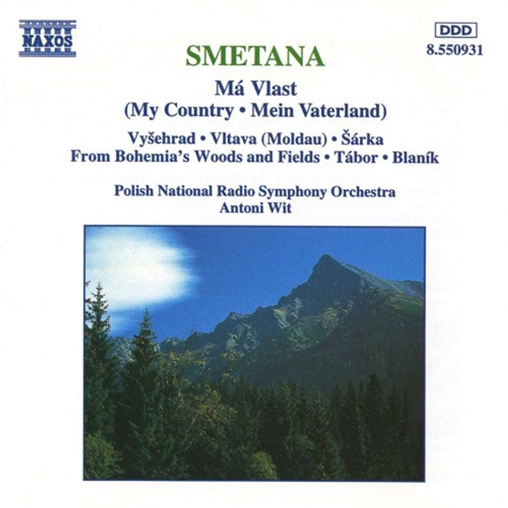 

Диск CD Smetana: Ma Vlast (My Country) & Other Orchestral Works - Bedrich Smetana, Antoni Wit, Polish National Radio Symphony Orchestra