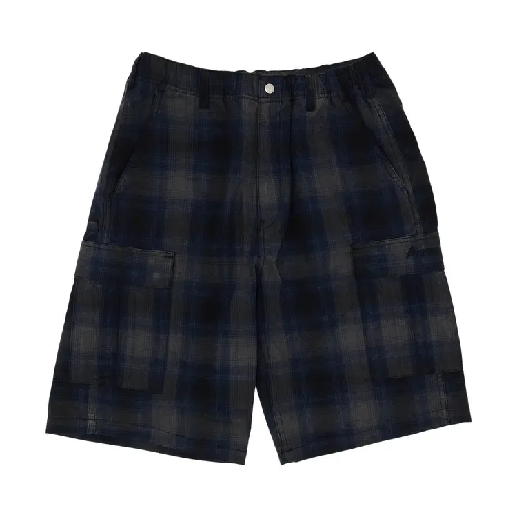 Шорты-карго Supreme Shadow Plaid, черные