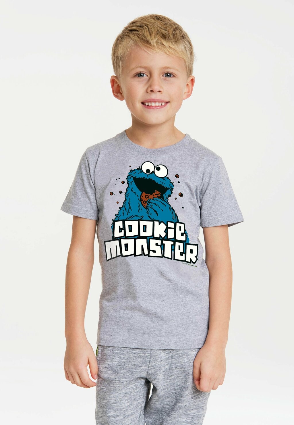 

Футболка KRÜMELMONSTER LOGOSHIRT, серый