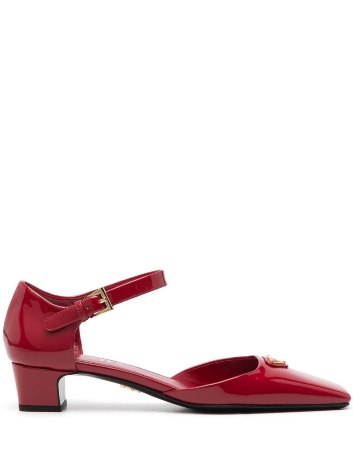 

Prada туфли-лодочки из лакированной кожи 35 мм, красный