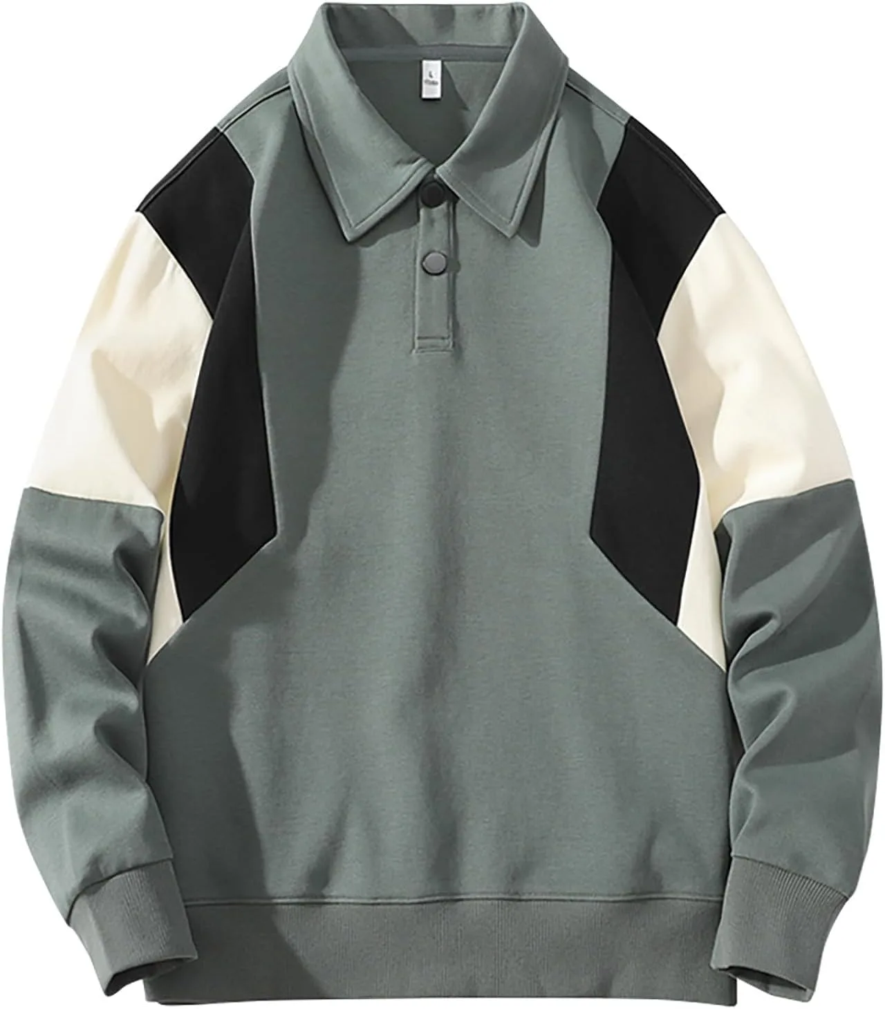 Мужской свитшот с капюшоном Vintage Color Block