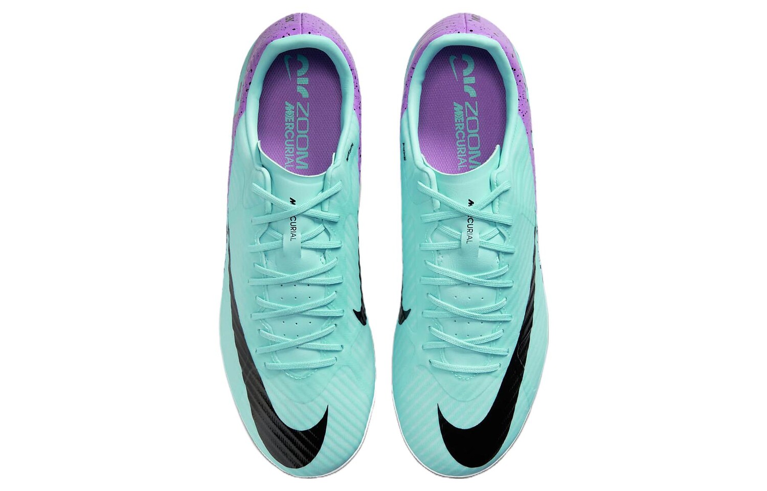 Nike Air Zoom Vapor 15 Футбольные бутсы унисекс, Гипербирюзовый/Фуксия Мечта/Черный/Белый — фото 4