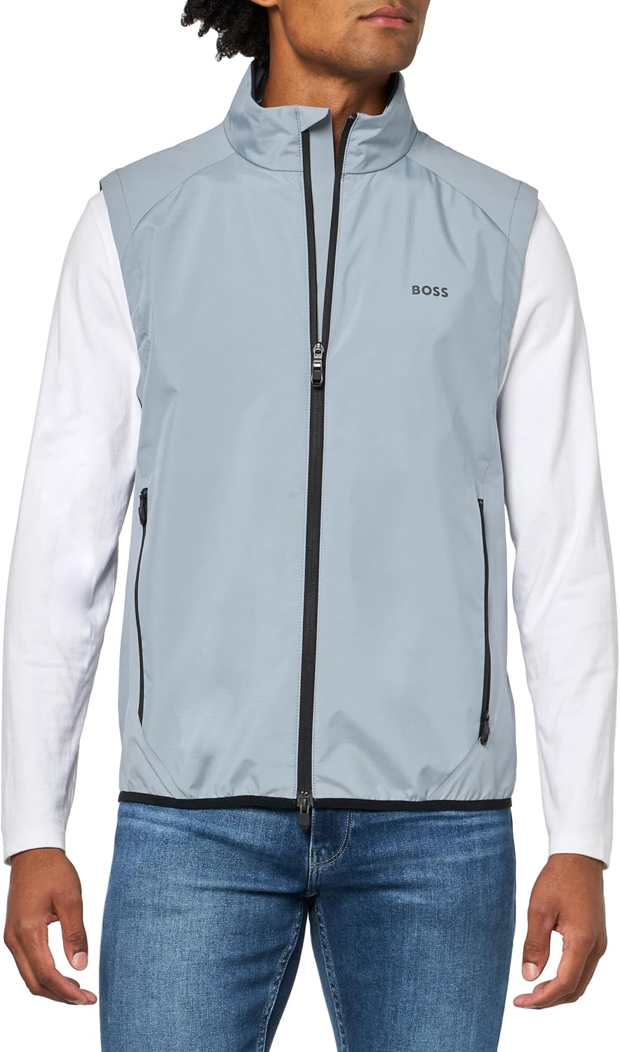 BOSS мужская жилетка V Putt водонепроницаемая, Tradewinds Grey