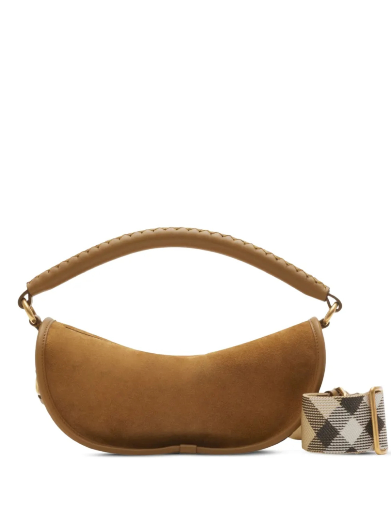 

Сумка через плечо Burberry B Clip, коричневый