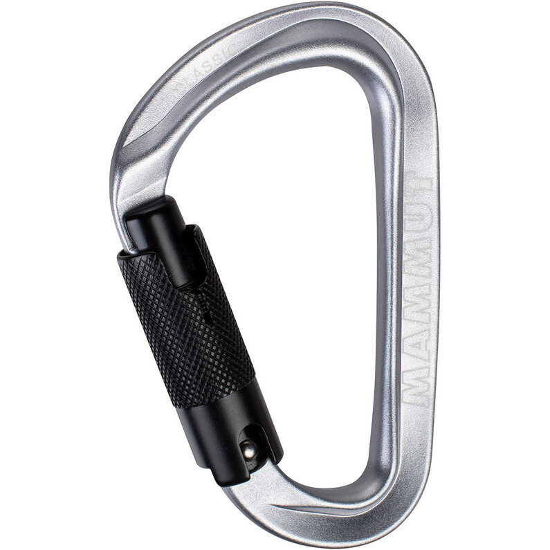 

Классический карабин HMS Twistlock Plus Mammut, серый