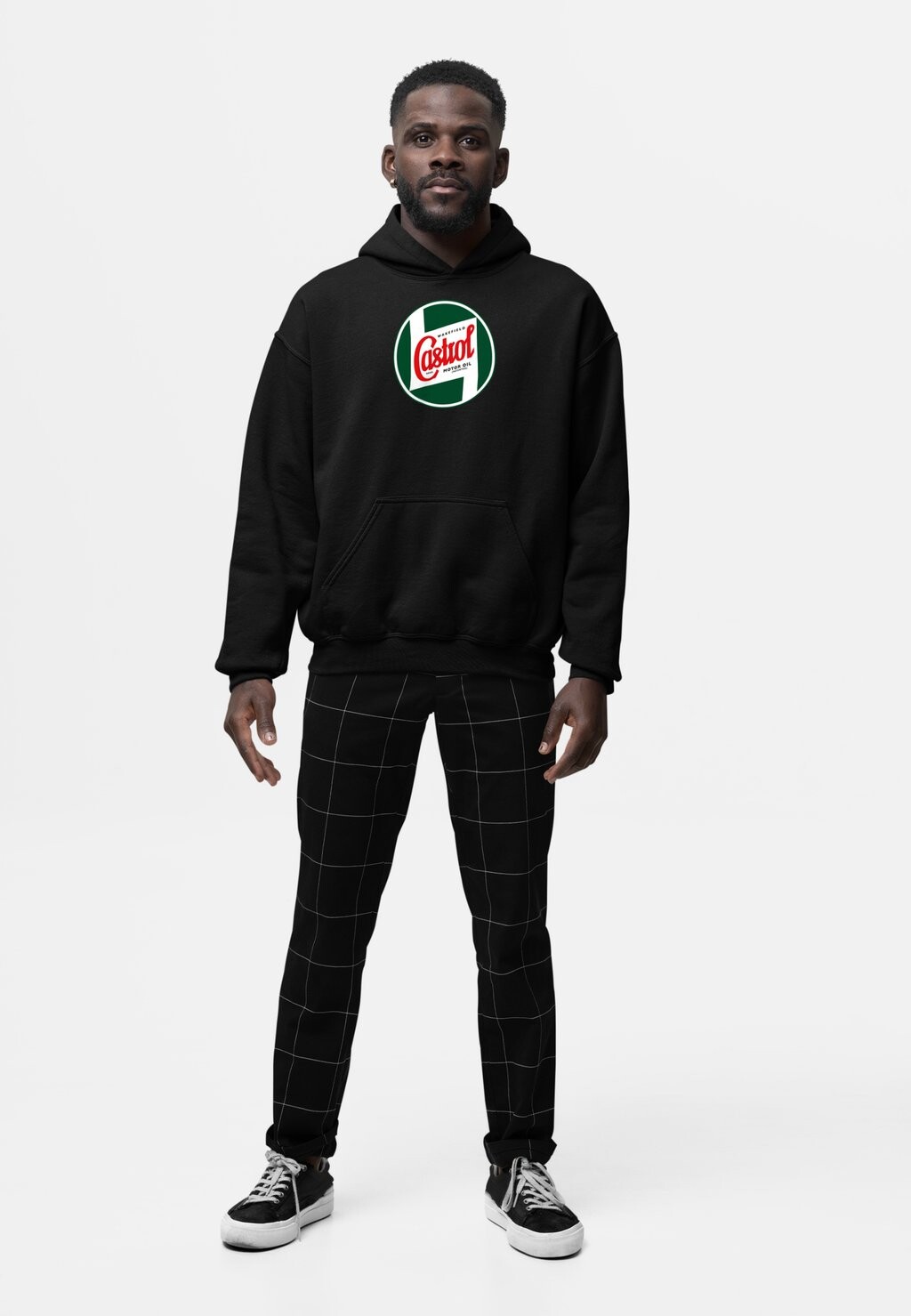 

Толстовка с капюшоном CASTROL CIRCLE LOGO Henry Tiger, черный