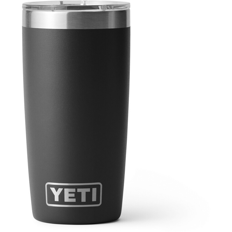 

Изолированный стакан Rambler на 10 унций Yeti Coolers, черный