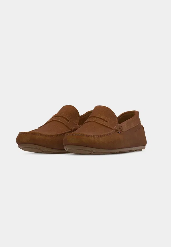 Туфли-мокасины Tommy Hilfiger Suede cleat driver shoes, кокосовая роща — фото 3