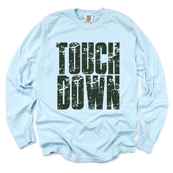 

Футболка с длинным рукавом Touch down block distressed Simply Sage Market, Chambray