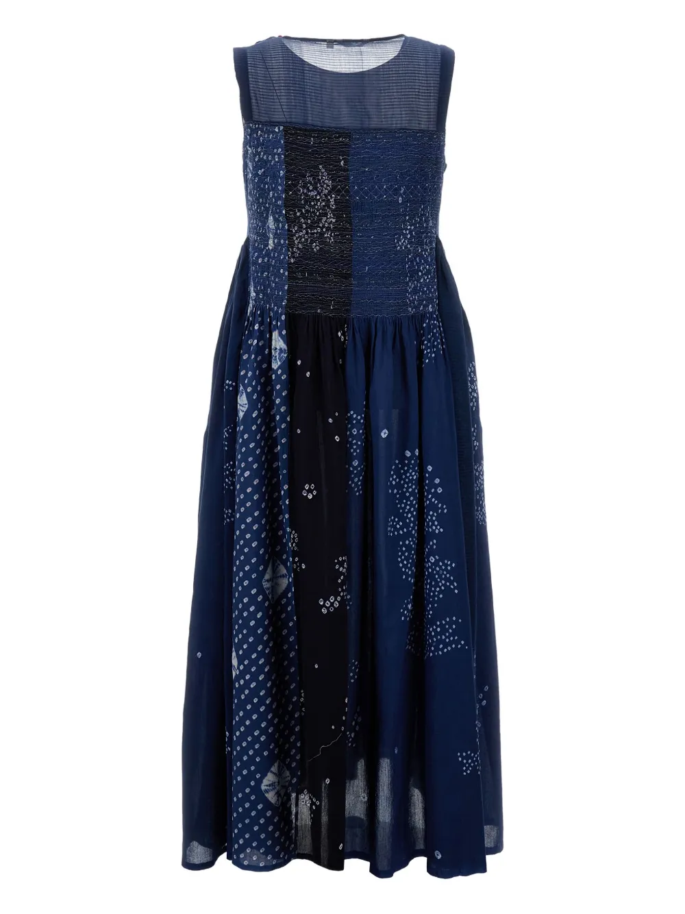 

Платье миди без рукавов INJIRI, синий