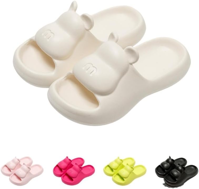 

Милые шлепанцы в виде медвежонка Albiva, белый