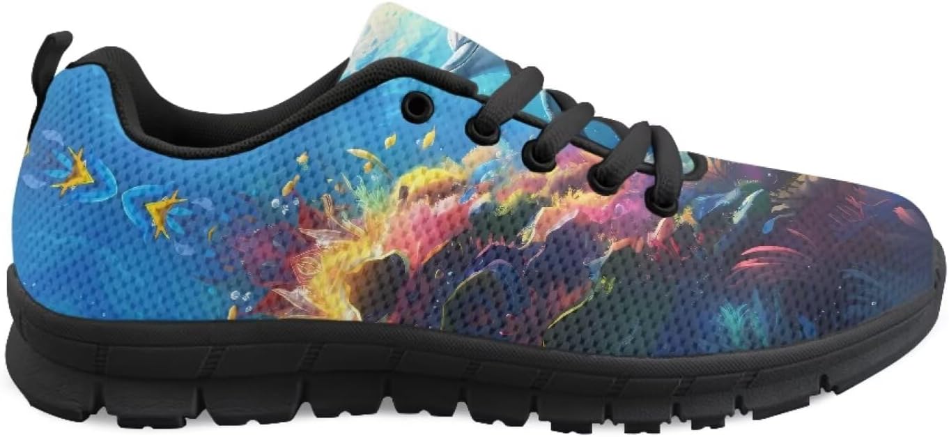 

Кроссовки GETELINSENG с американским флагом для мужчин, кеды, легкие, для прогулок и бега, с подошвой EVA, не скользящие, Underwater Dolphin