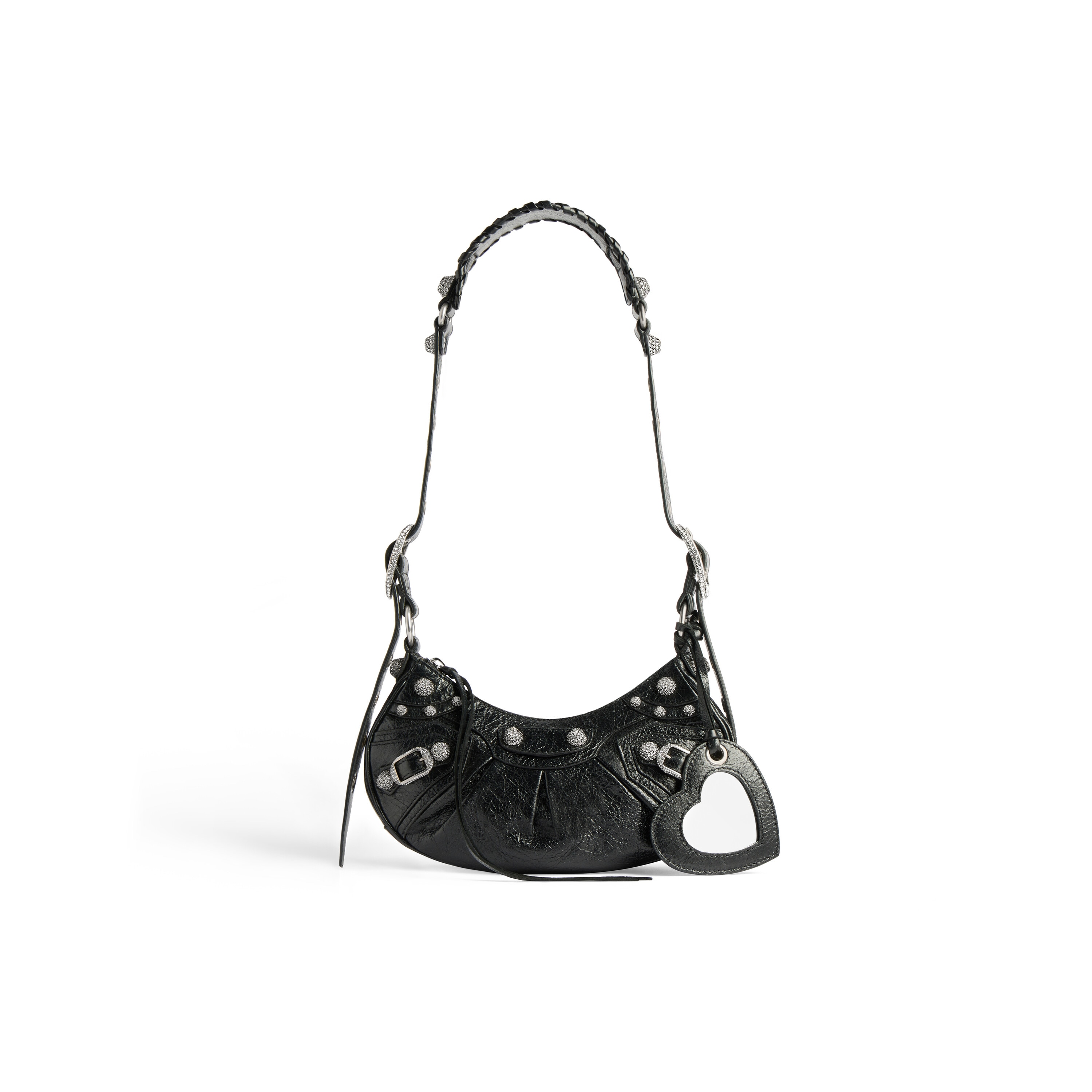 

Сумка через плечо Le Cagole XS со стразами BALENCIAGA, черный