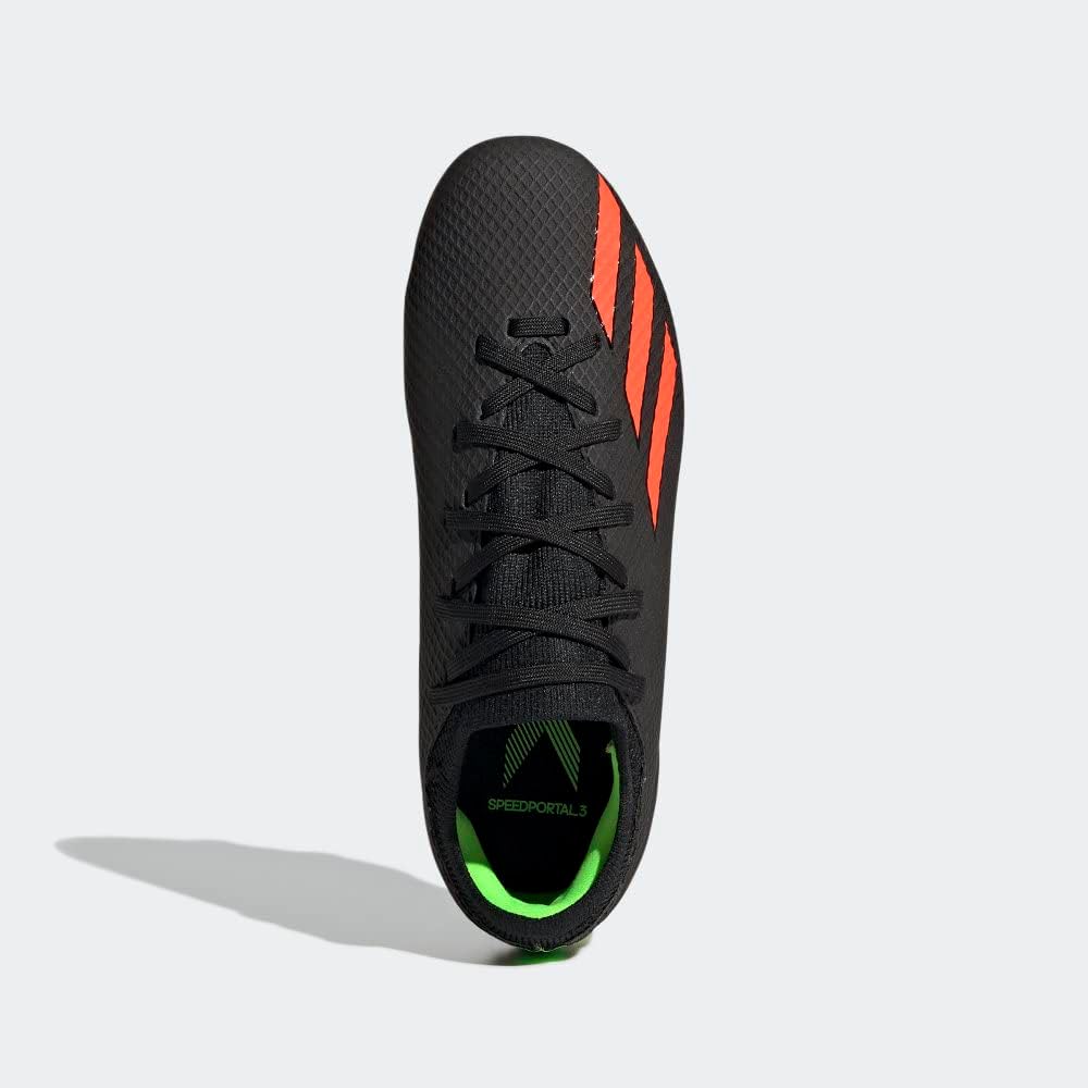 Футбольные бутсы Adidas X Speedportal.3 FG для взрослых, унисекс, черный/красный/зеленый — фото 4