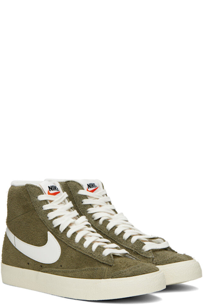 Кроссовки цвета хаки Blazer Mid '77 Vintage Nike — фото 4