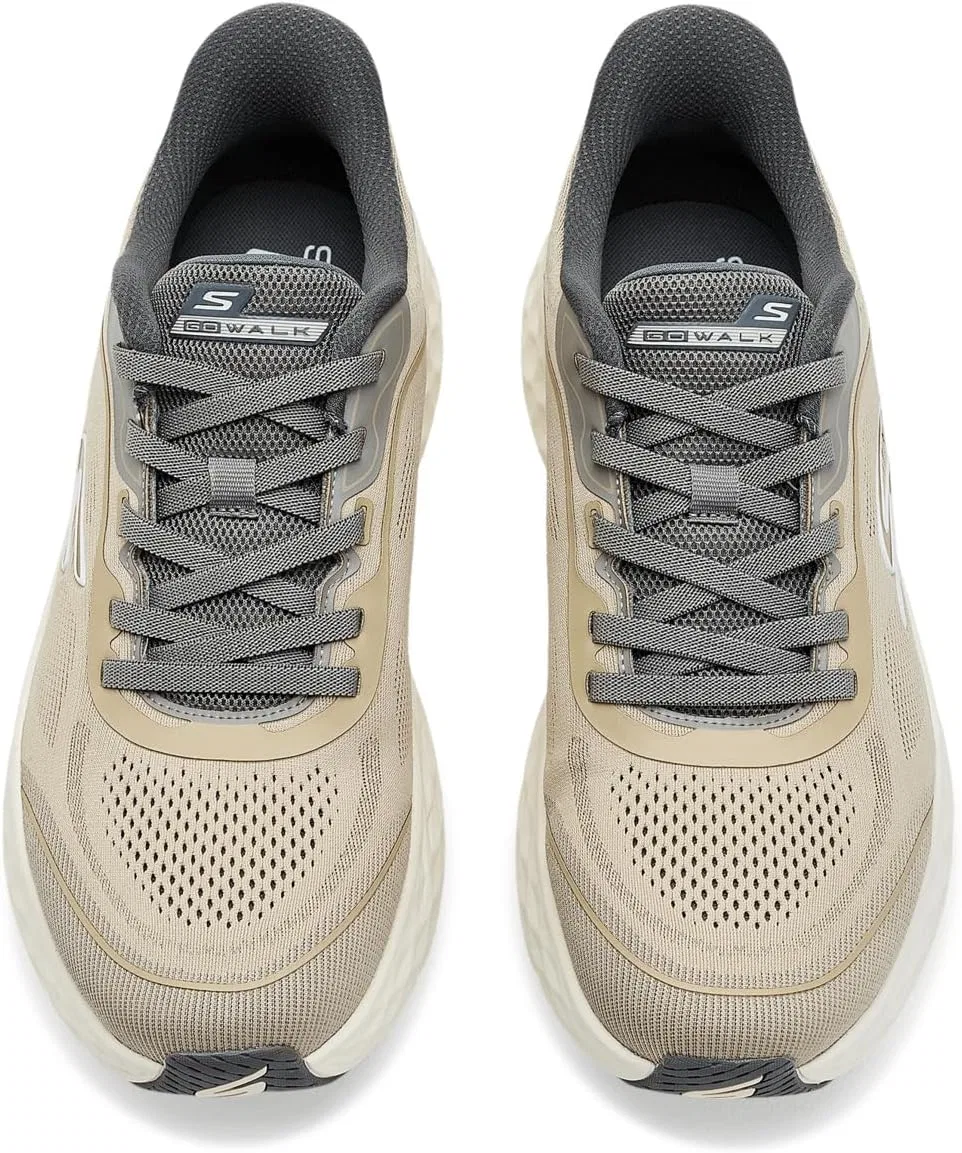 Мужские кроссовки Skechers Go Walk Max Cushioning Flex Pave Hands Free Slip In, коричневый — фото 2