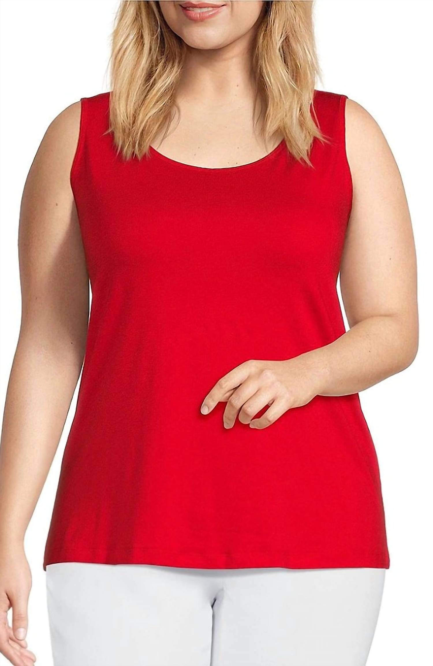 

Multiples Майка с двойным вырезом, красная