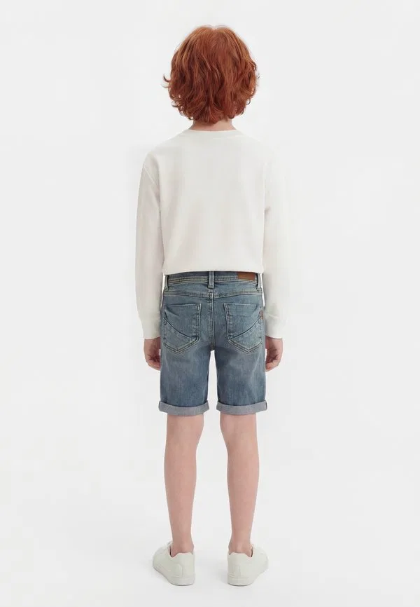 Узкие джинсовые шорты nkmsilas Name It, Vintage Medium Blue Denim — фото 2