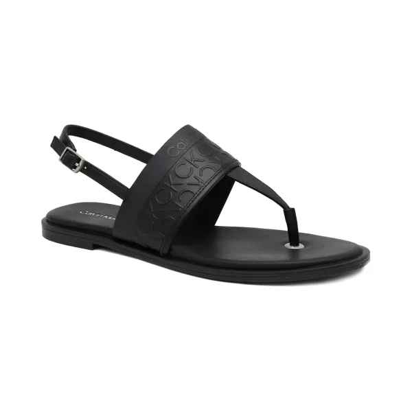 

Кожаные сандалии Almond Tp Sandal - hf mono Calvin Klein, черный