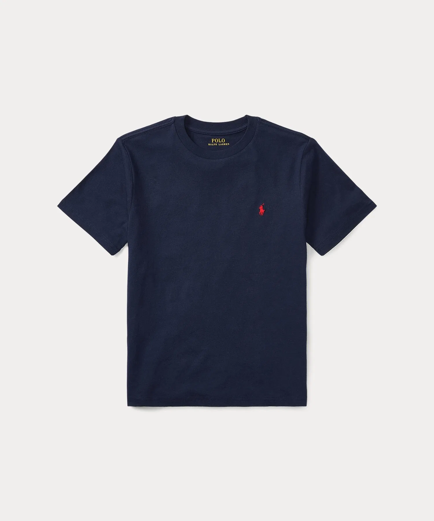 Детская футболка POLO RALPH LAUREN CHILDRENSWEAR Cotton Jersey Crew Neck — фото 2