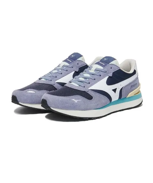 Мужские кроссовки MIZUNO RB87 с толстой подошвой тёмно-синие